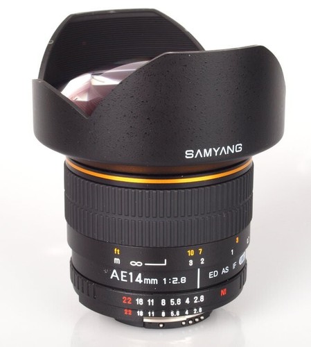 Obiettivo samyang 14mm - samyang, ed