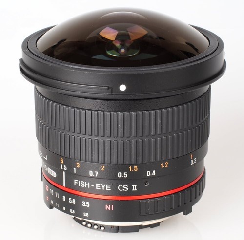 Obiettivo samyang 8mm umc - obiettivo,