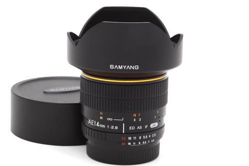 Obiettivo samyang 14mm - f2.8, ed