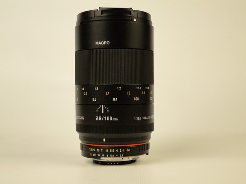 Samyang 100 8 - mm, f/2.8