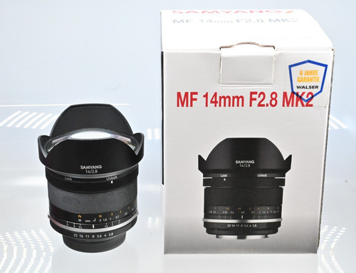 Samyang 14mm mk2 - mf, 2,8/14mm