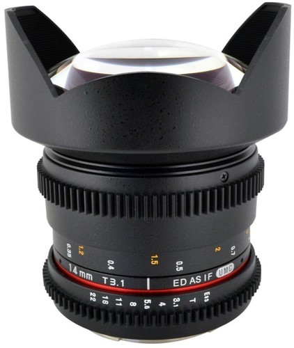 Obiettivo samyang 14mm ed - samyang, t3.1